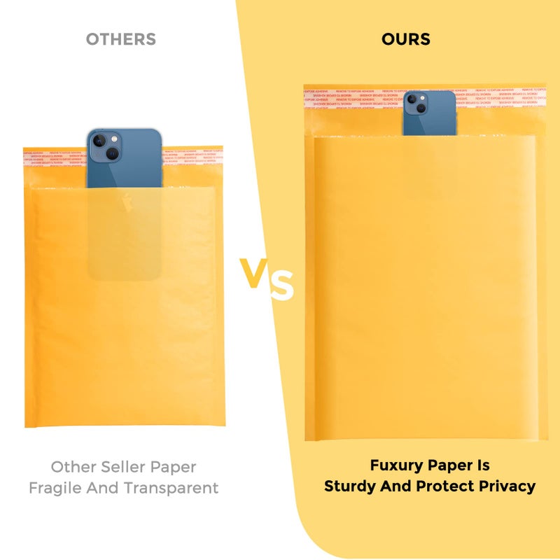 Fuxury Fu Global Bubble Mailers 10.5x13.5 Inch Padded Envelopes #4 Self Sealing Bulk Bubble Envelopes Mailing Shipping Envelopes 25PCS - Image 5